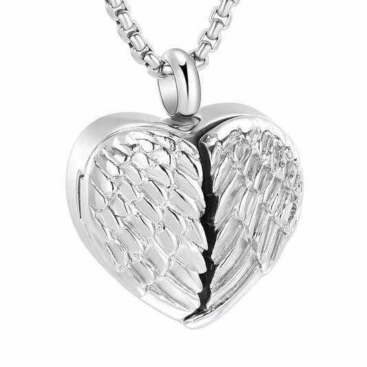 Relicario de Corazón de Plata, Collar Personalizable, Guardapelo personalizable con foto o mensaje, grabado laser